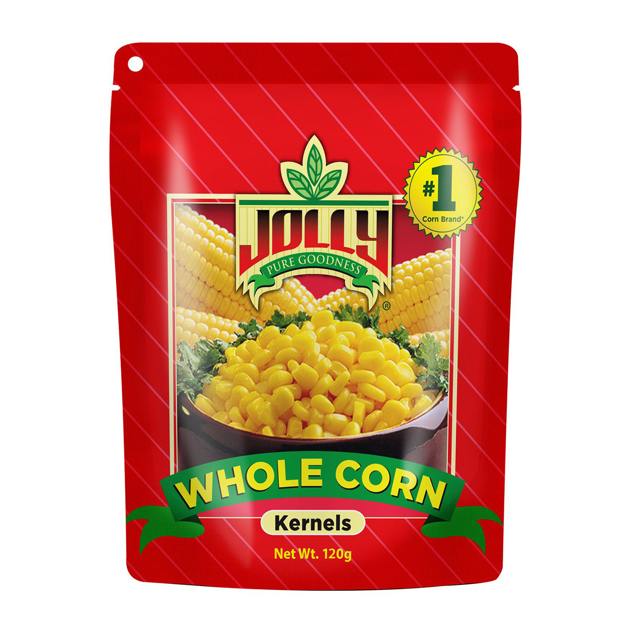 Jolly Whole Corn Kernels Pouch 120g