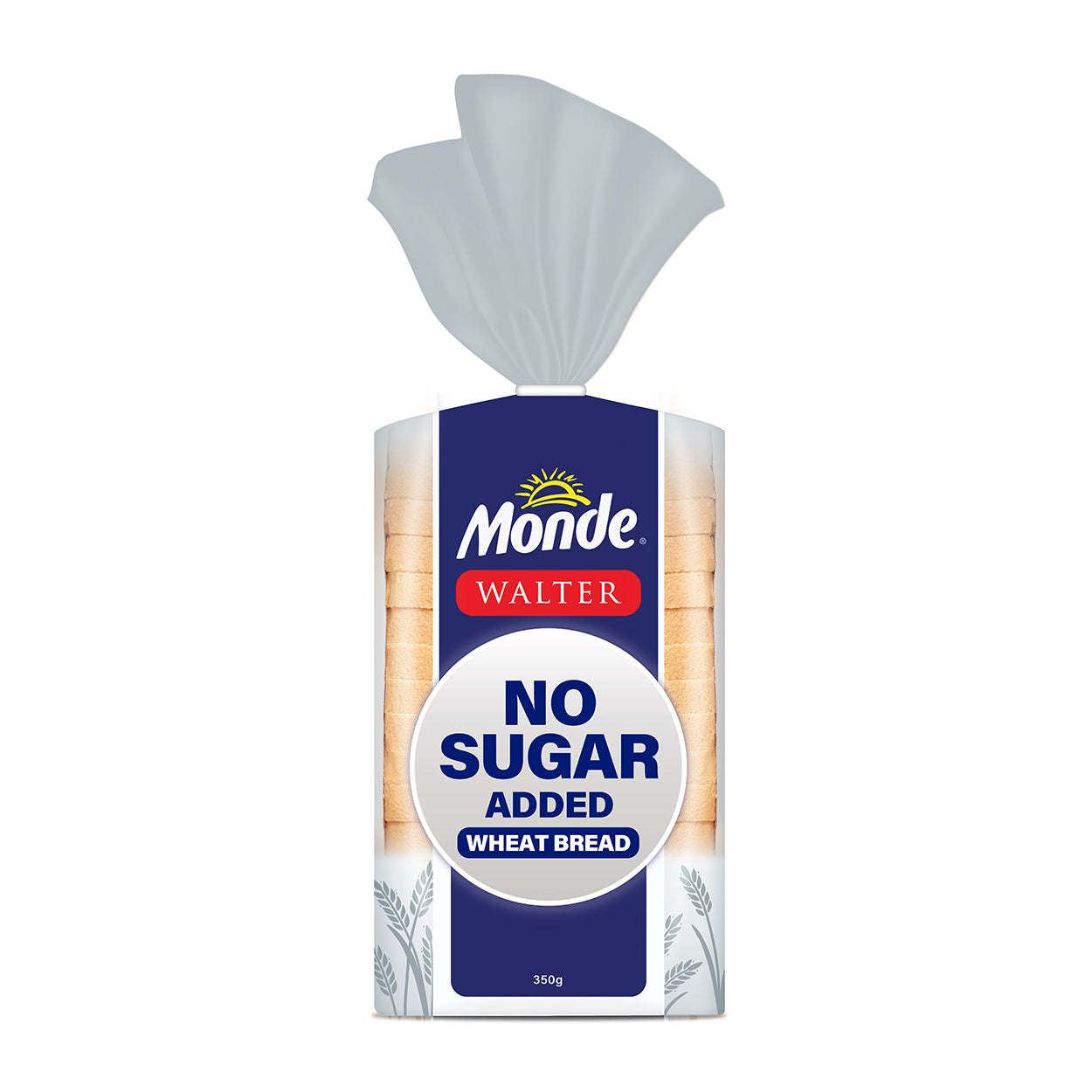 Monde Walter No Sugar Added Wheat Loaf Bread 350g