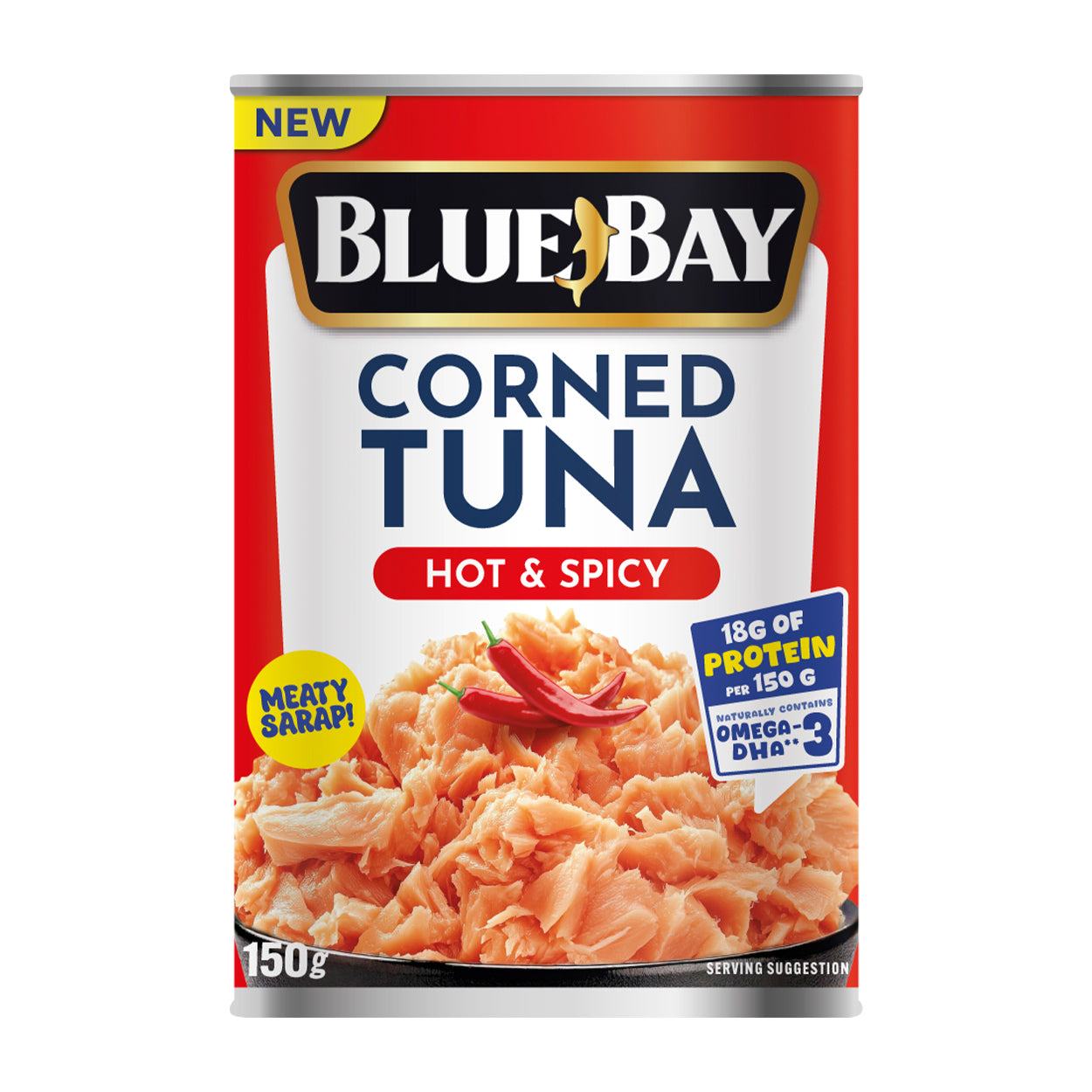 Blue Bay Corned Tuna Hot & Spicy 150g