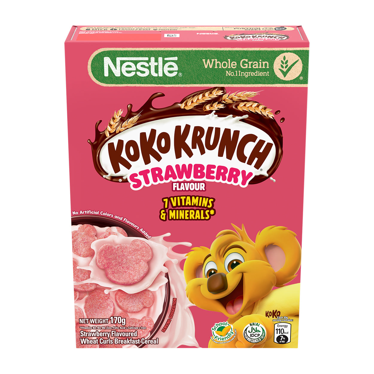 Nestle Koko Krunch Cereal Strawberry Flavour 170g