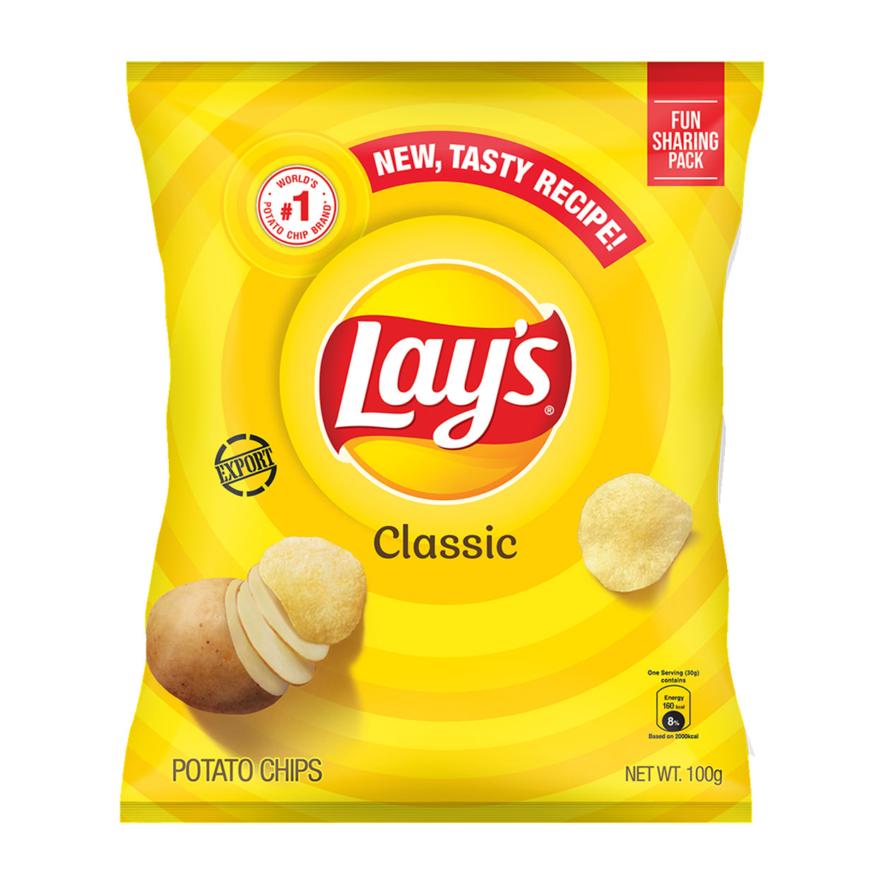 Lay's Classic Potato Chips 100g