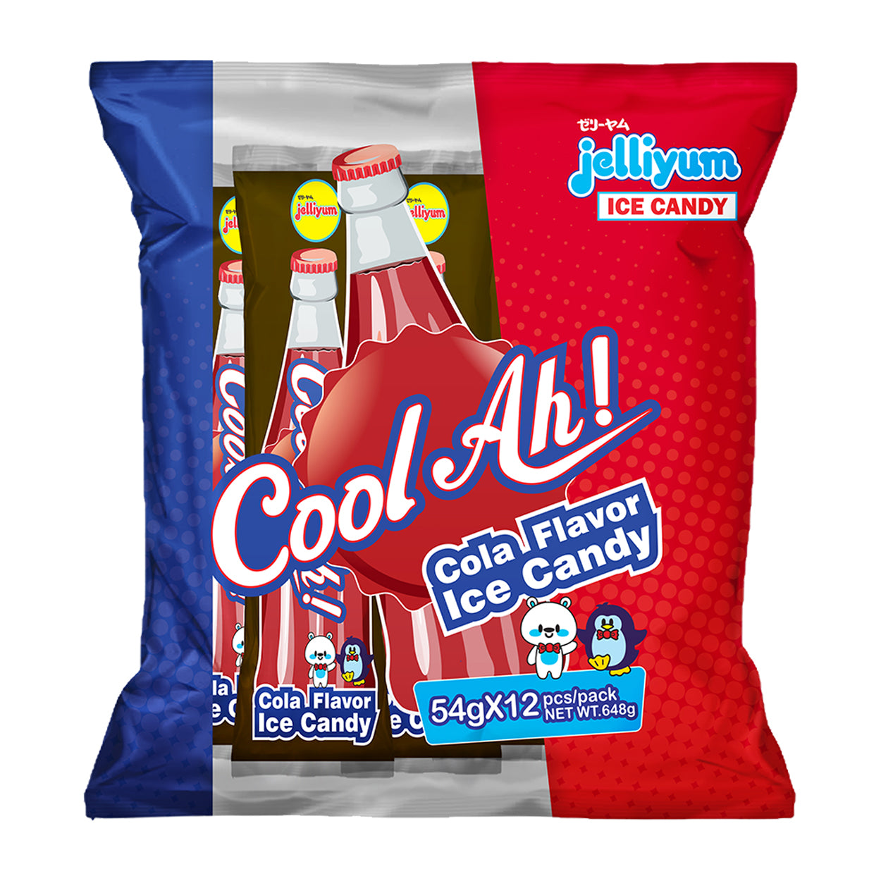 Jelliyum Cool Ah Ice Candy Cola Flavor 648g