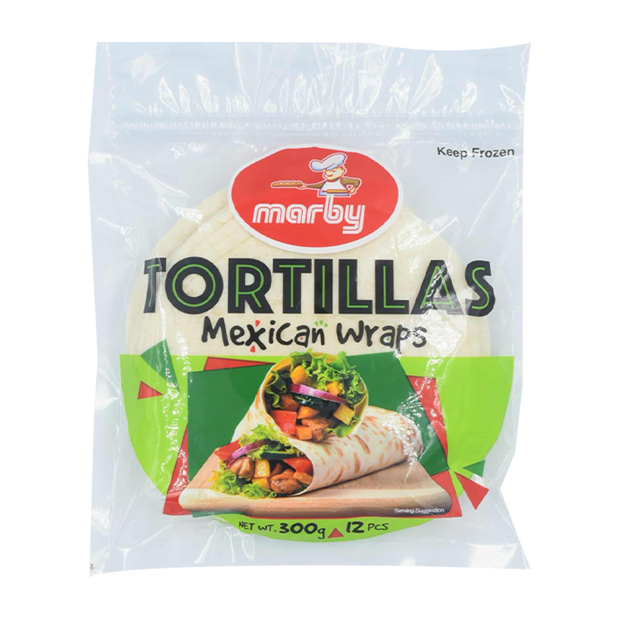 Marby Tortillas Mexican Wraps 12s 300g