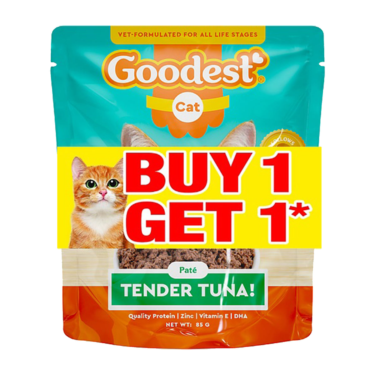 Goodest Pate Tender Tuna Cat Food 85g BUY1 GET1