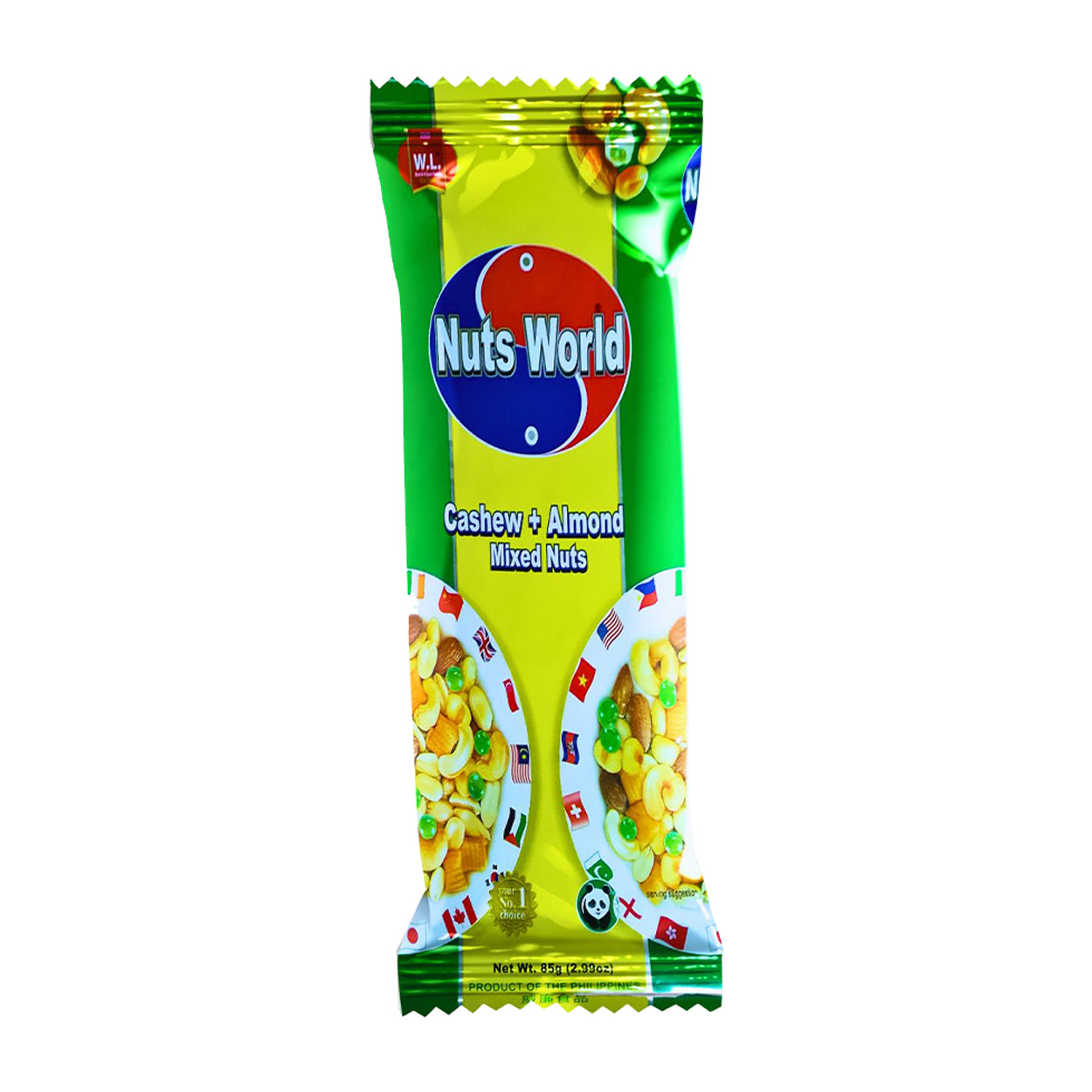 Nuts World Cashew + Almonds Mixed Nuts 85g