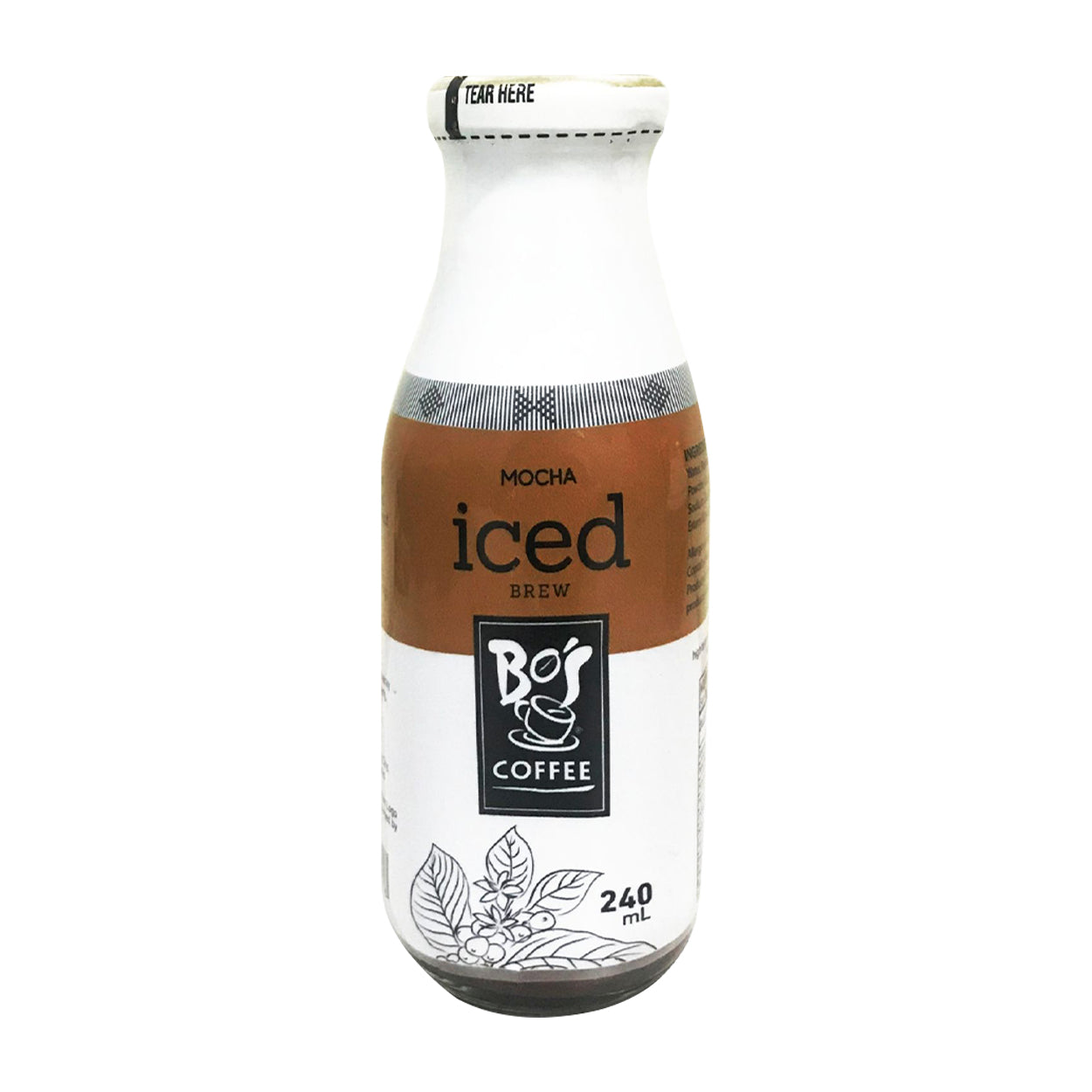 Bo's Coffee Iced Brew Mocha Drink 240ml