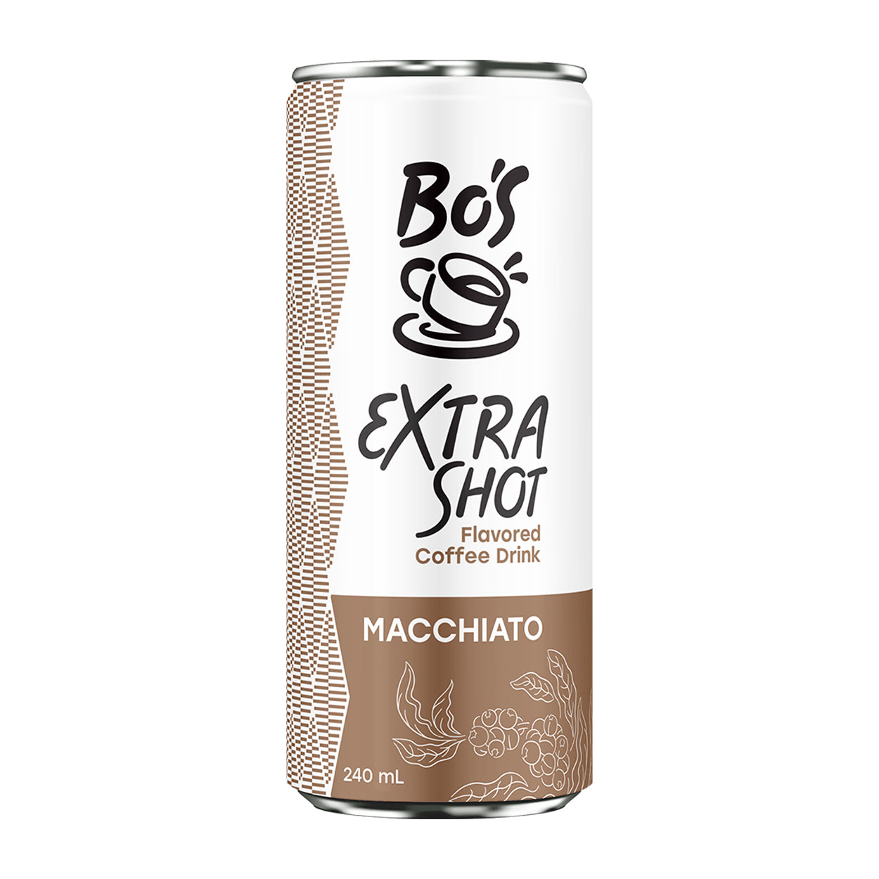 Bo's Extra Shot Flavored Coffee Drink Macchiato 240ml