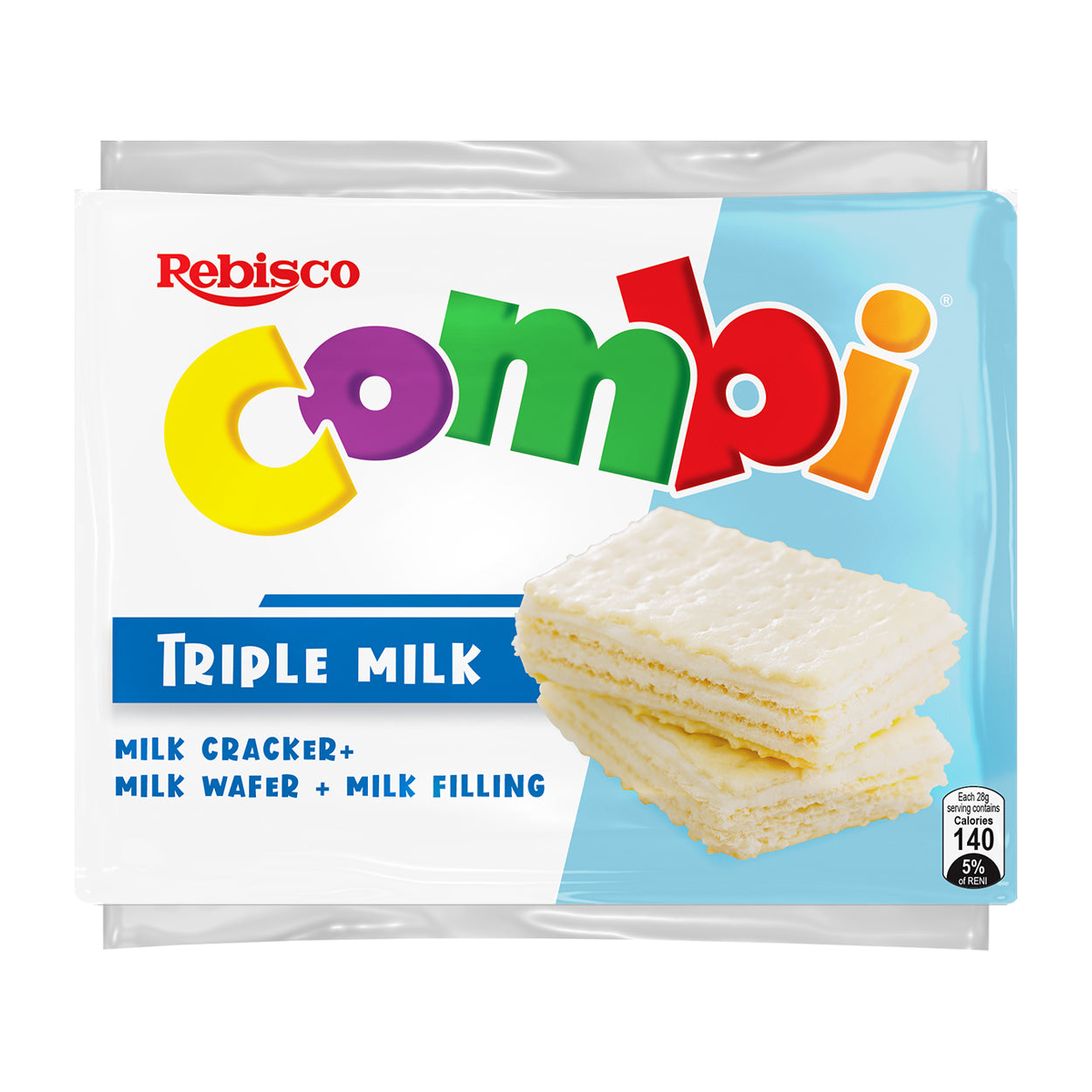 Rebisco Combi Triple Milk Cracker Wafer Sandwich 10s