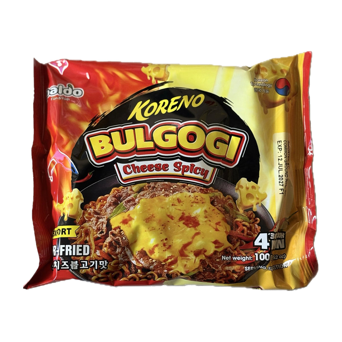 Paldo Koreno Bulgo Multi CheeseSpicy100g