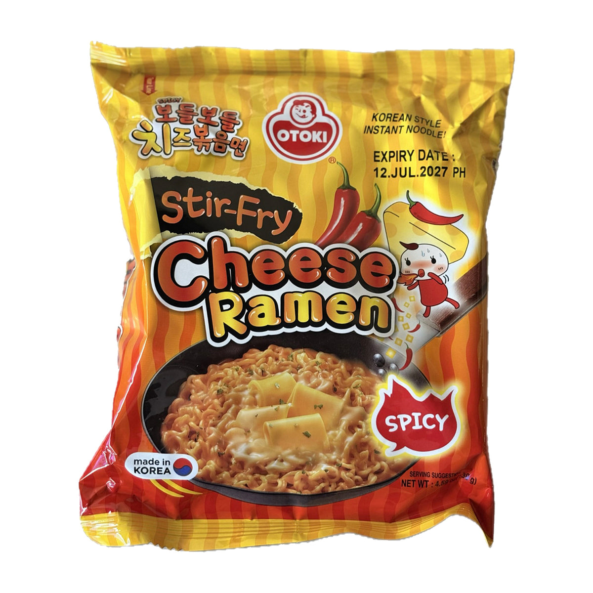 Otoki Stir-Fry CheeseRamenSpicy KoreanStyleInstantNoodle 120/130g