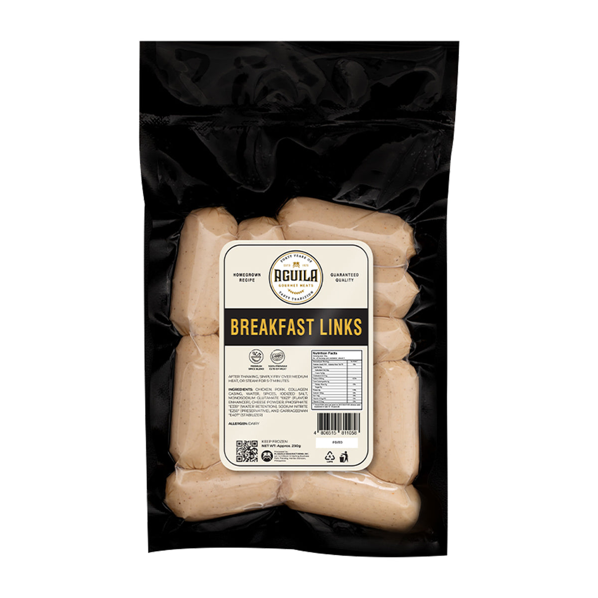 Aguila Breakfast Links Sausage 250g