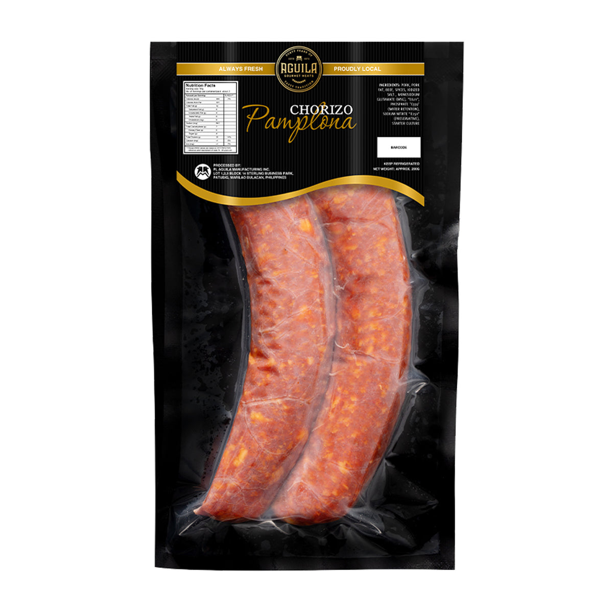 Aguila Pamplona Chorizo 200g