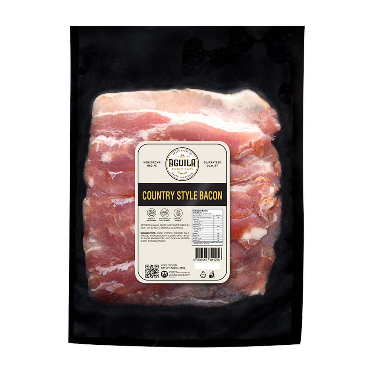 Aguila Country Style Bacon 250g