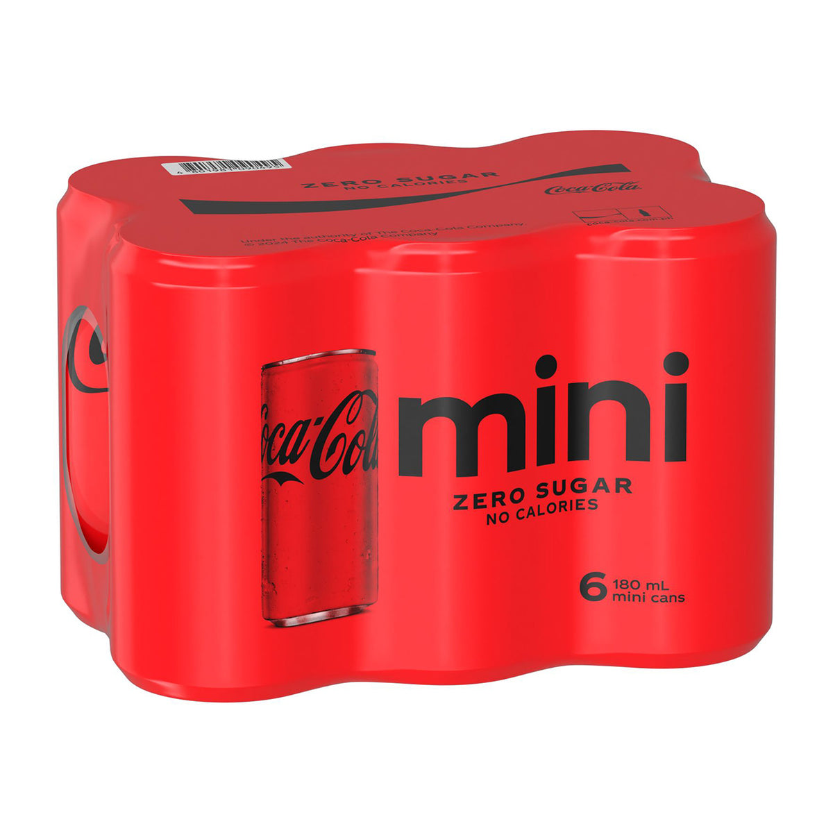 Coke Coca-Cola Zero Sugar No Calories Mini Can 6x180ml