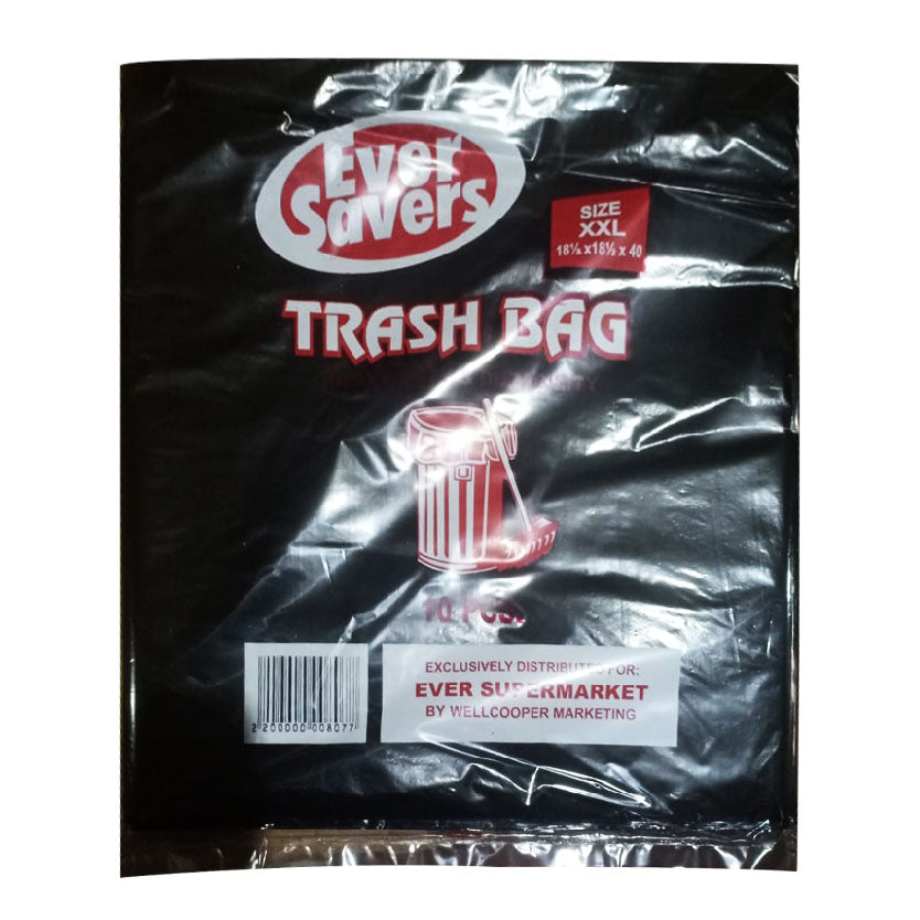Ever Savers Trash Bag Black XXL 10s