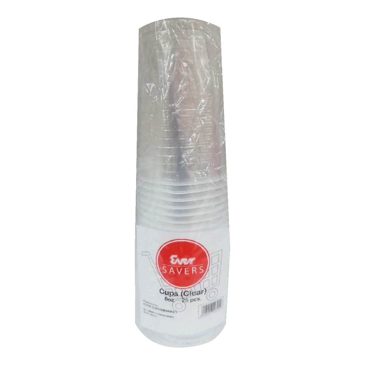 Ever Savers Disposable Plastic Cup Clear 8oz 25s