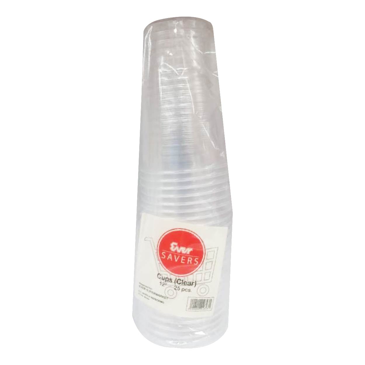 Ever Savers Disposable Plastic Cup Clear 12oz 25s