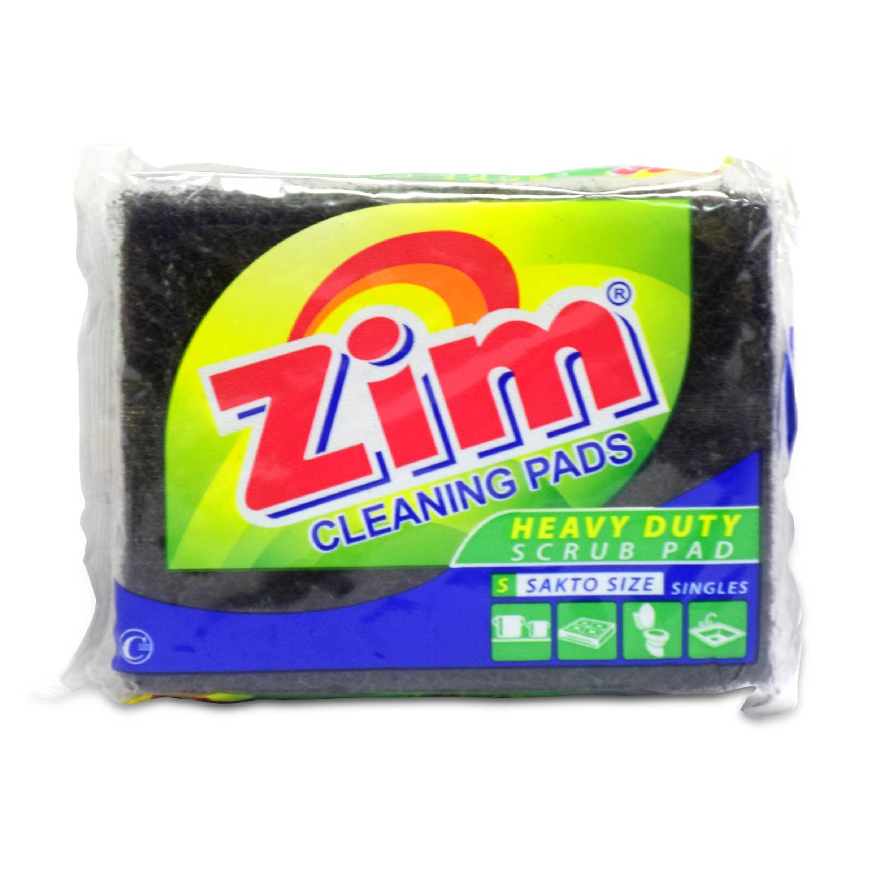 Zim Cleaning Pads Heavy Duty Scrub Pad Small Sakto Size Singles