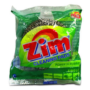 Zim Cleaning Pads Power Scrubber Steel Ball Singles