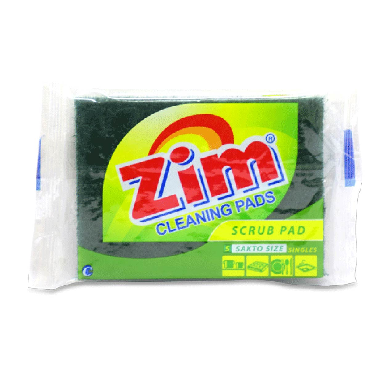 Zim Cleansing Pads Scrub Pad Small Sakto Size Singles