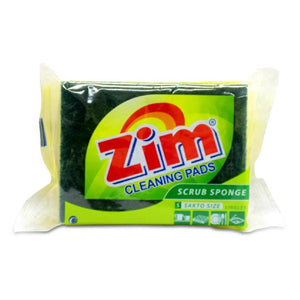 Zim Cleaning Pads Scrub Sponge Sakto Size Singles