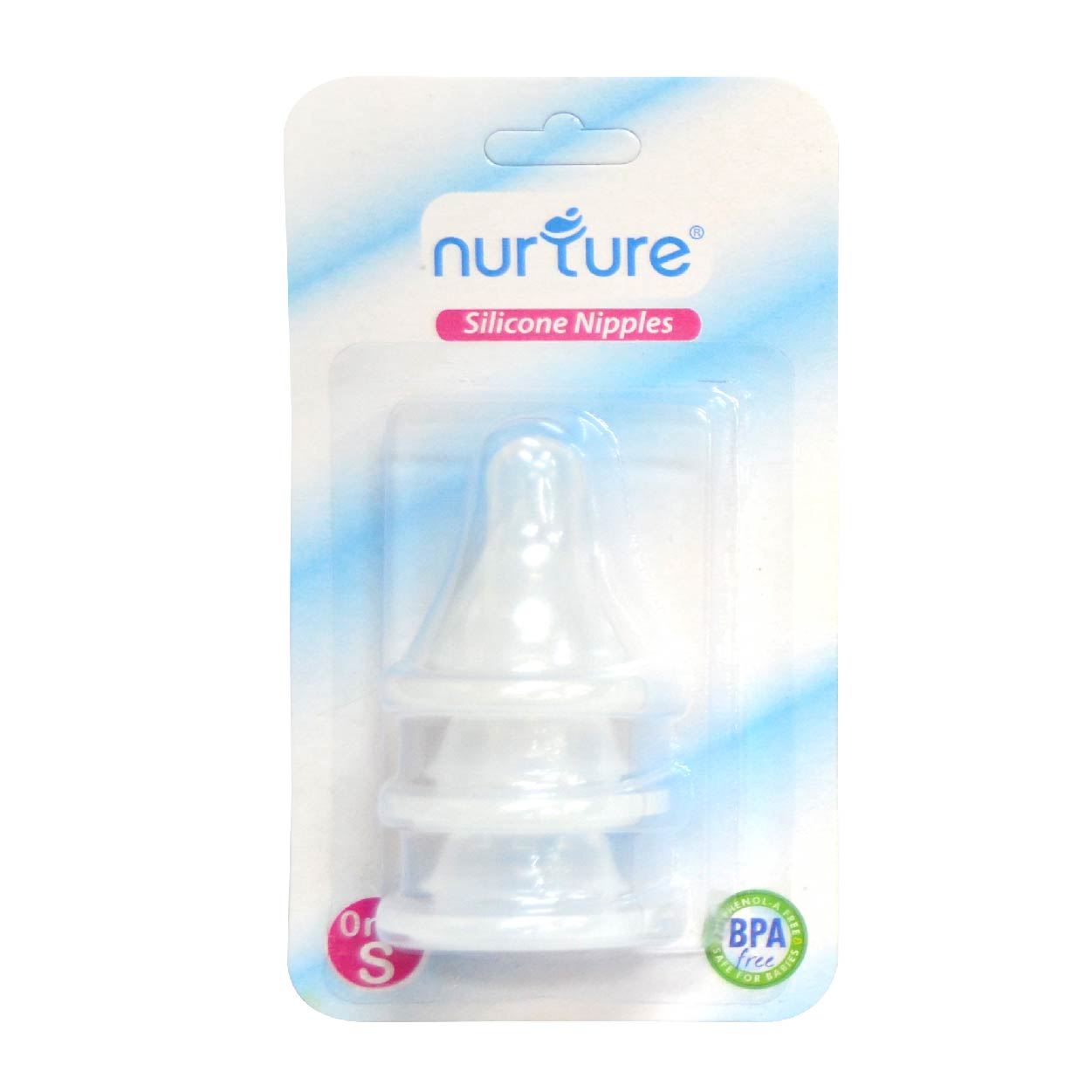 Nurture Silicone Nipples Blister Small 3s