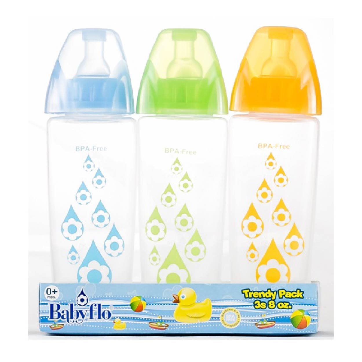 Babyflo Trendy Pack 3x8oz
