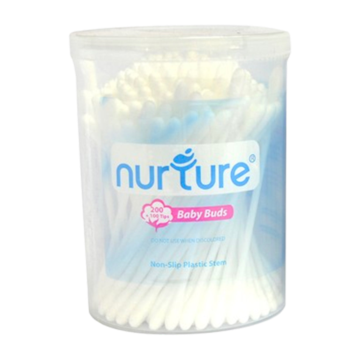 Nurture Baby Buds Plastic Stem Canister 200s