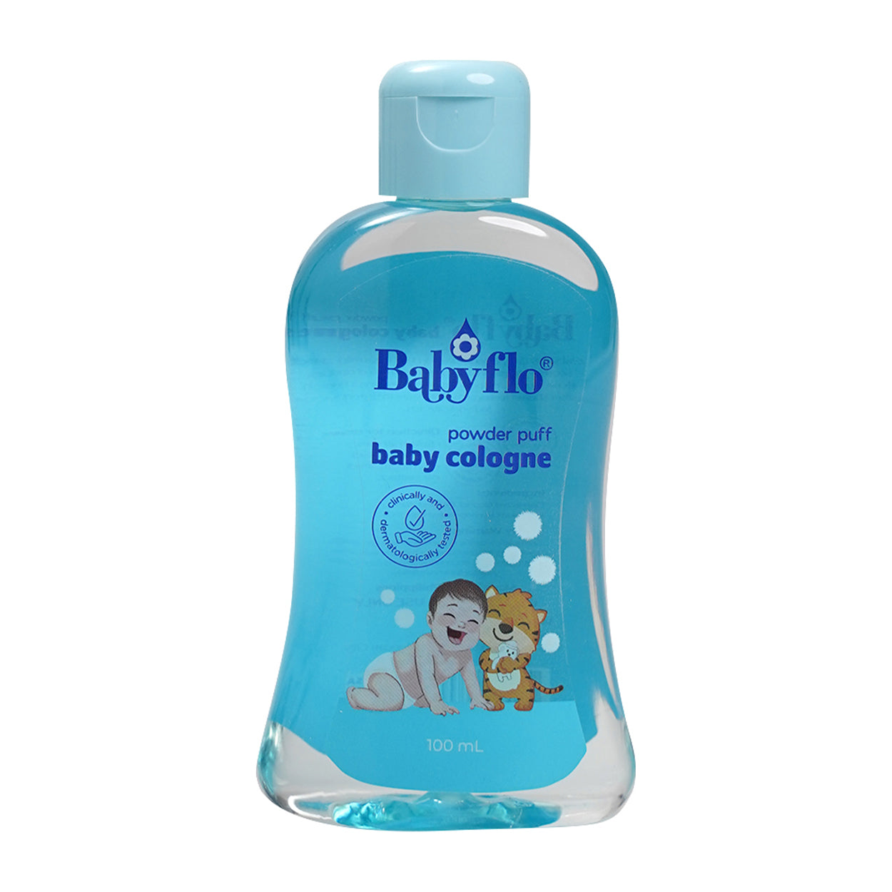 Babyflo Baby Cologne Powder Puff 100ml