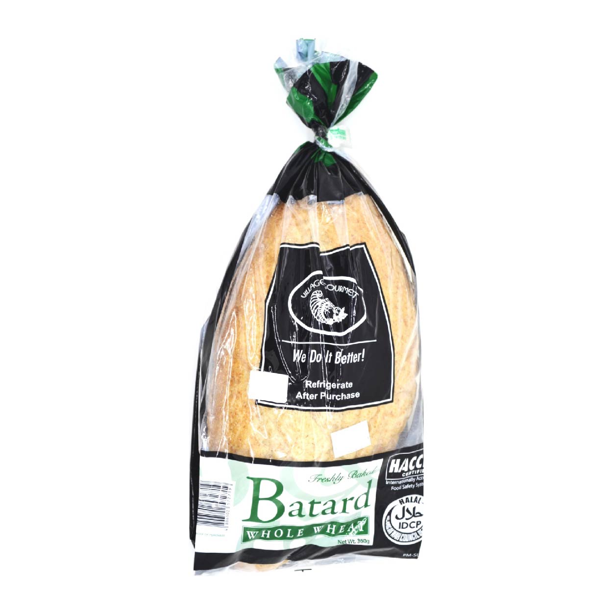 Village Gourmet Batard Whole Wheat Bread 300g