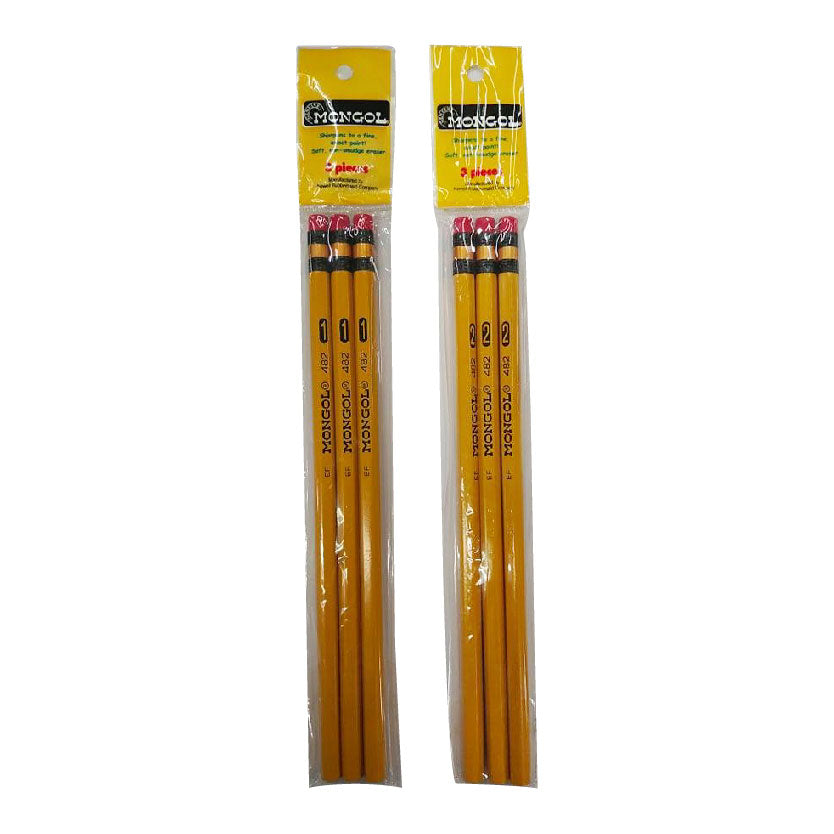 HBO Mongol Pencil #1 / #2 Pack 3s