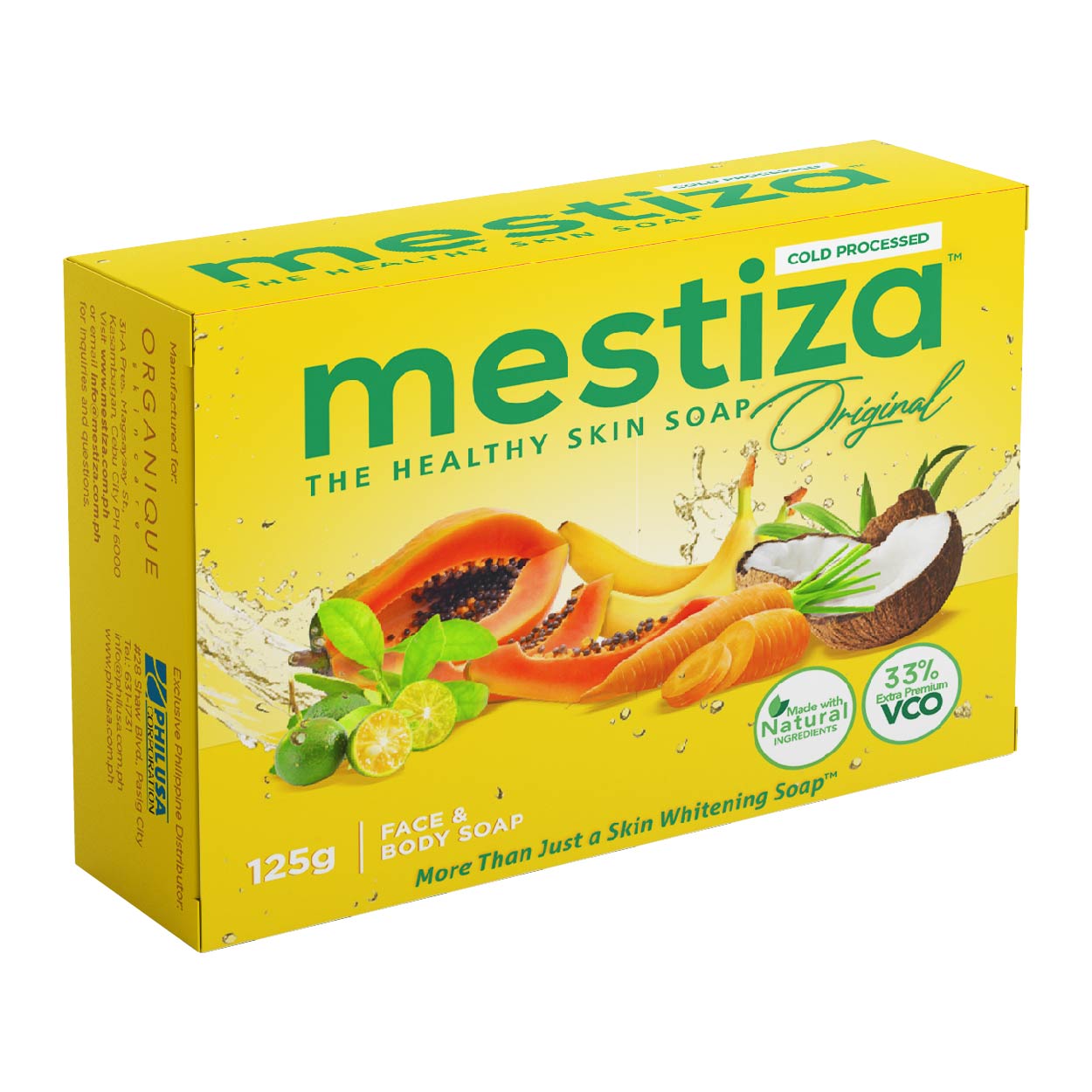 Mestiza Healthy Skin Soap Original Face & Body Soap 125g