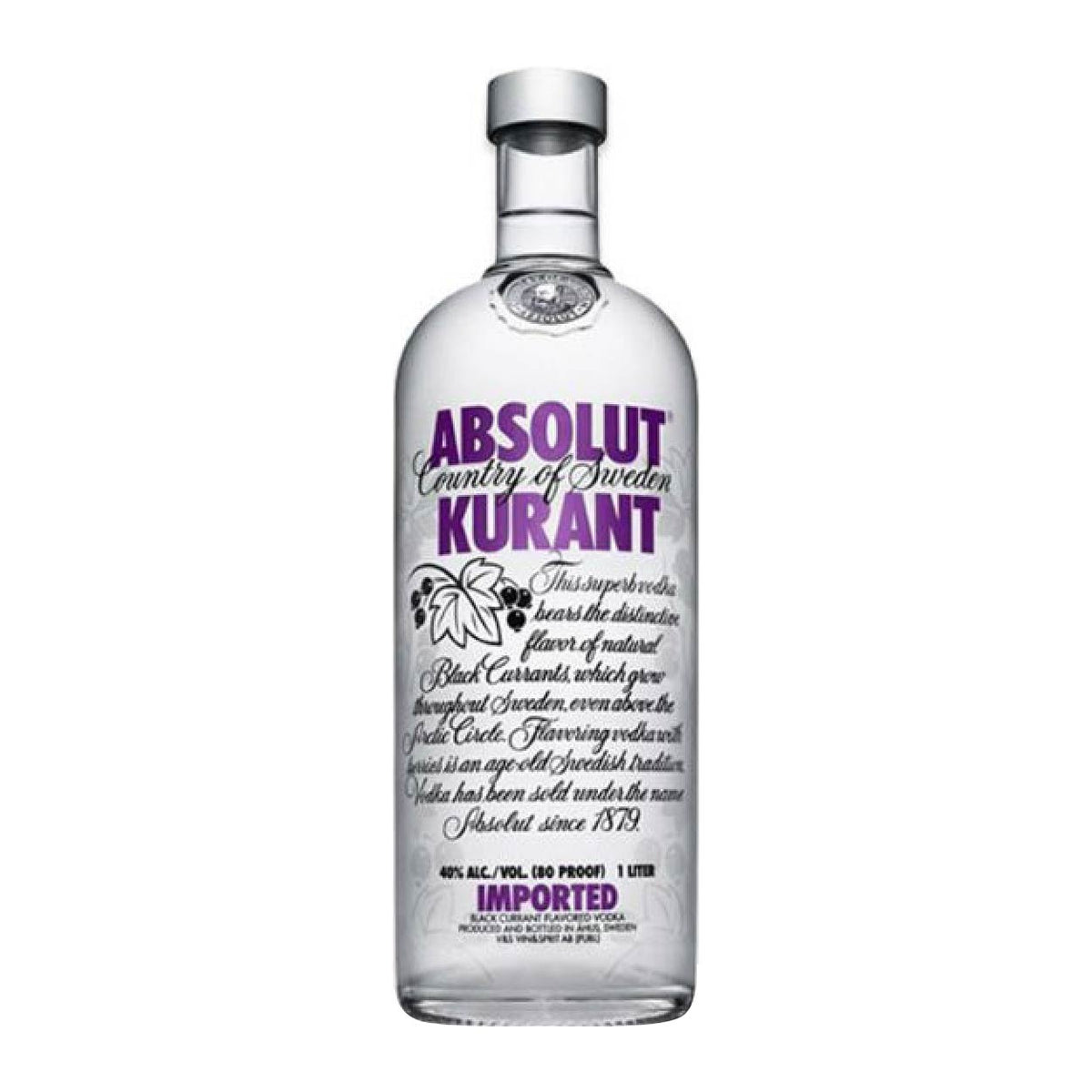 Absolut Kurant Vodka 1L