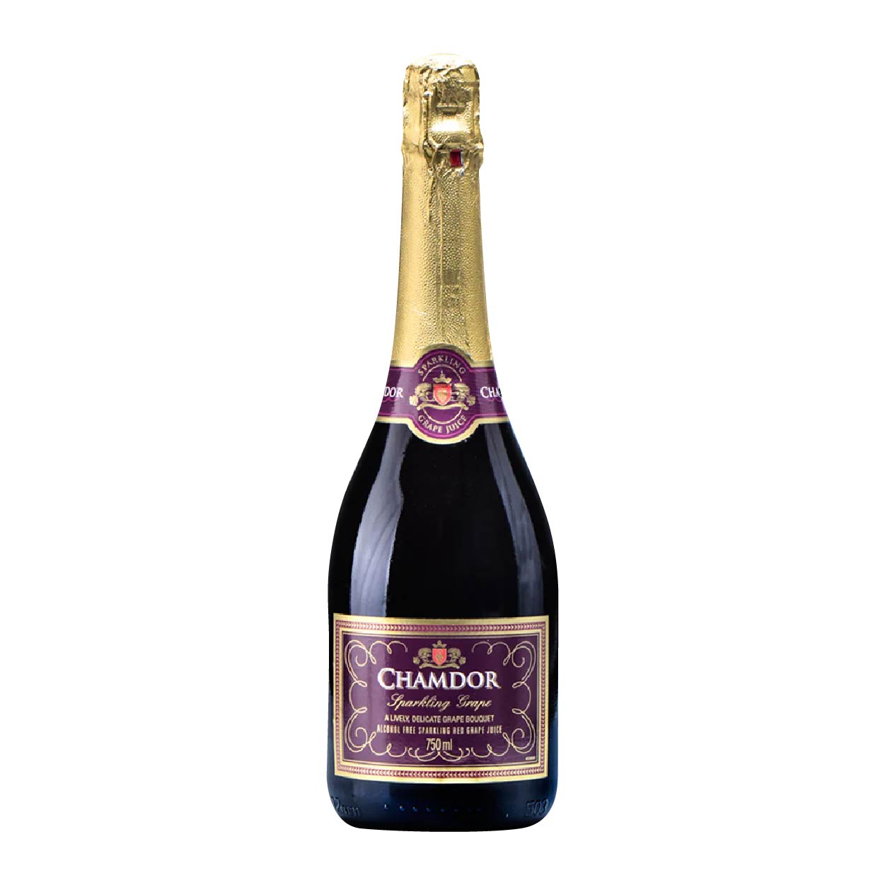 Chamdor Alcohol Free Sparkling Red Grape Juice 750ml