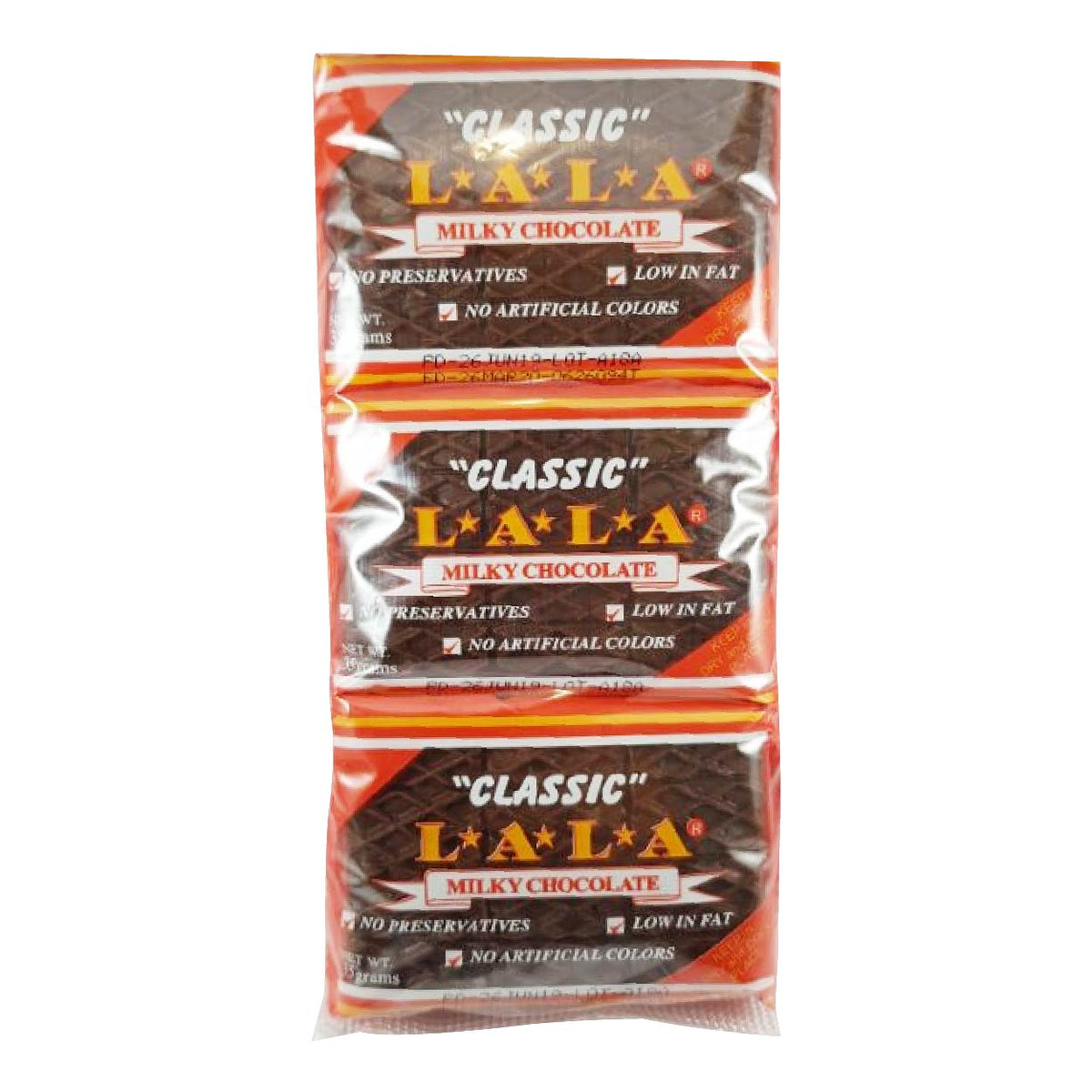 Lala Milky Chocolate Bar 12s