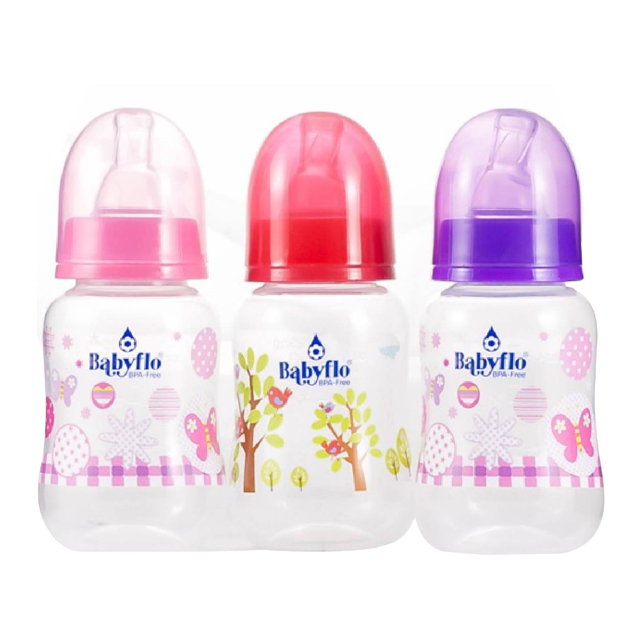 Babyflo Feeding Bottle 3x4oz