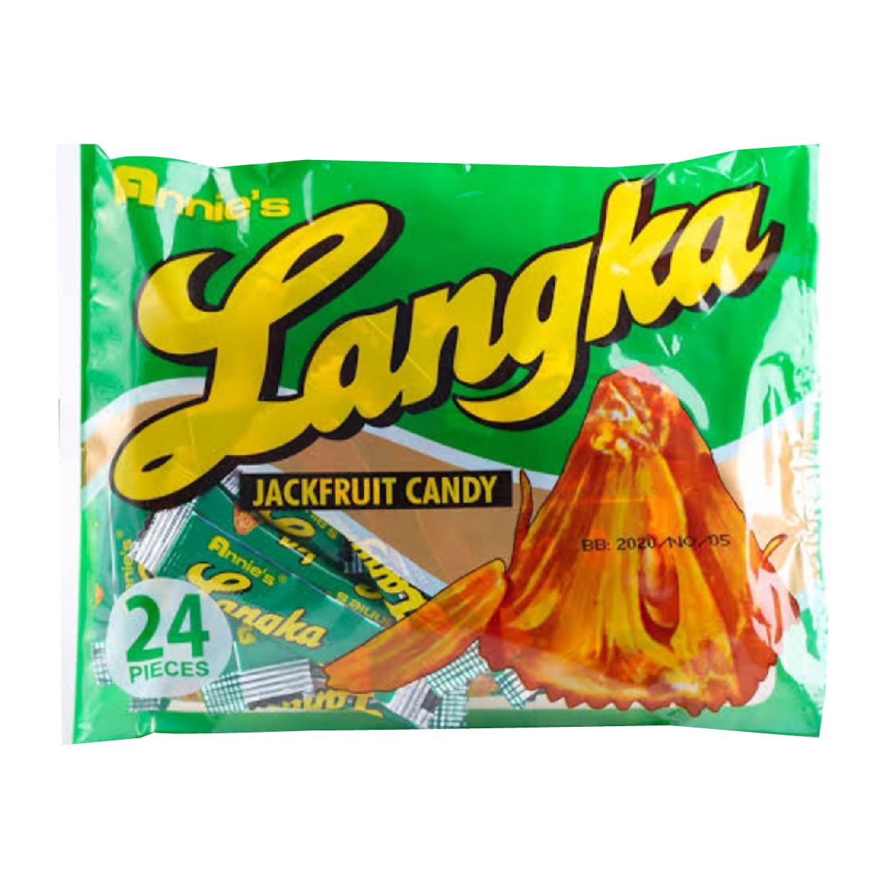 Annie's Langka Jackfruit Candy Bar 24s