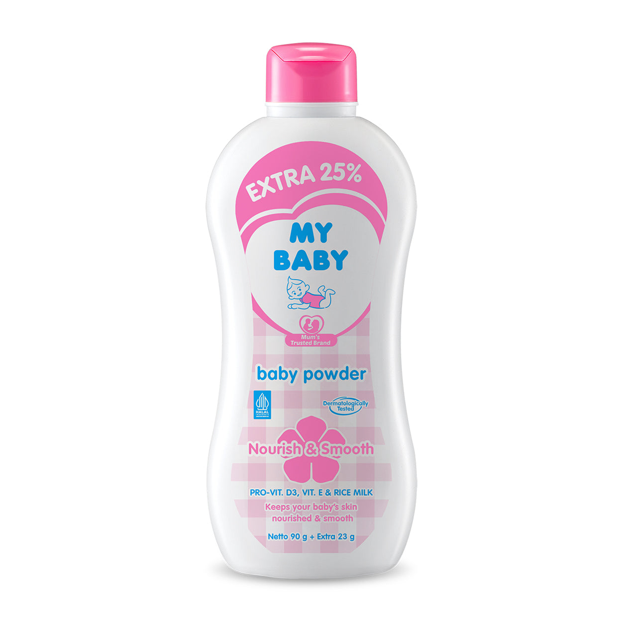My Baby Powder Nourish & Smooth Pink 90g