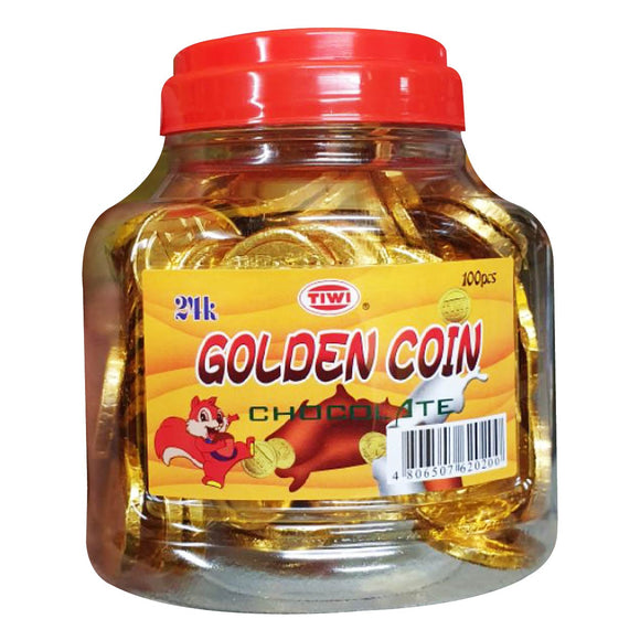 Tiwi Golden Coin Chocolate 100s