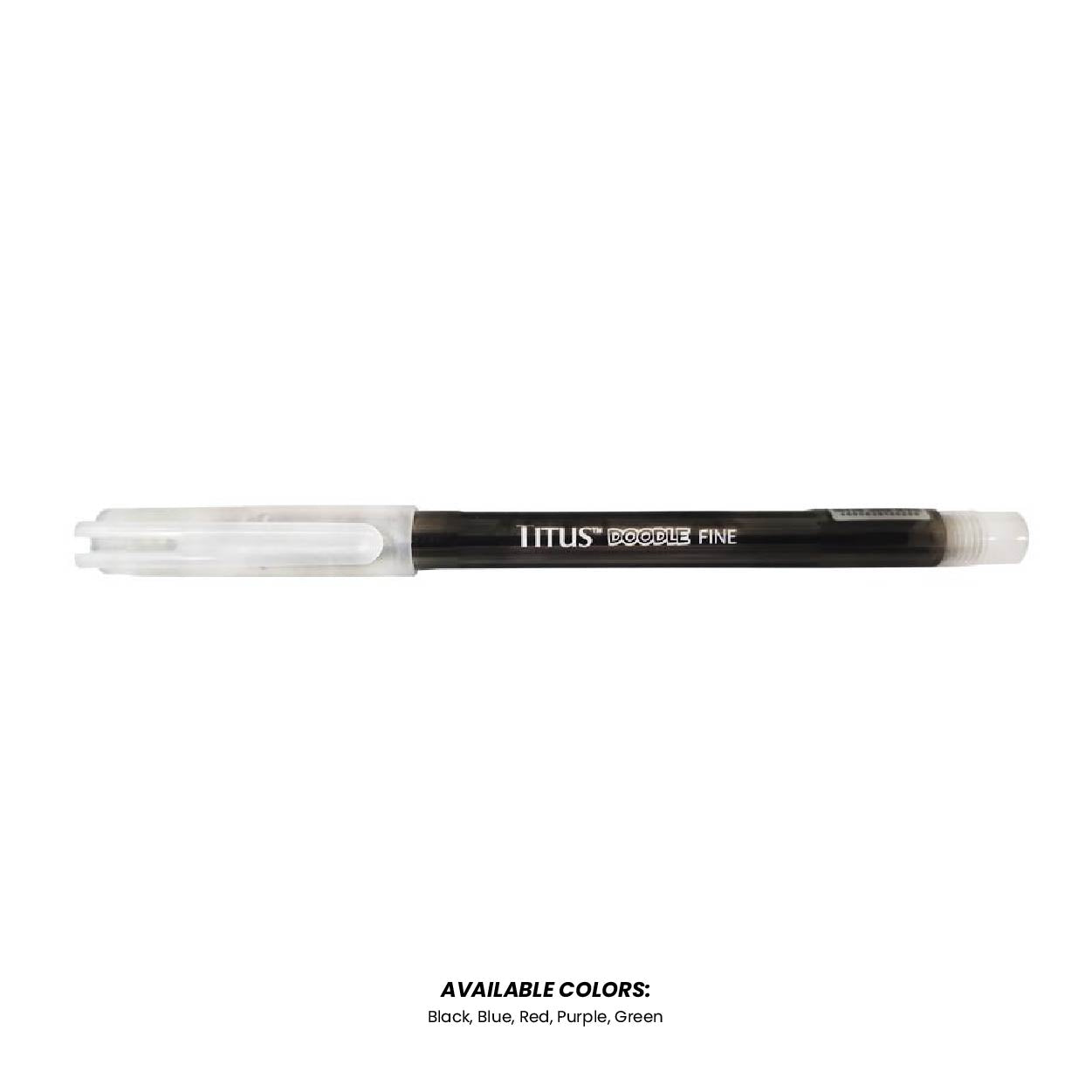 HBO Titus Fine Colored Ballpen 1s (Black/Blue/Red/Purple/Green)