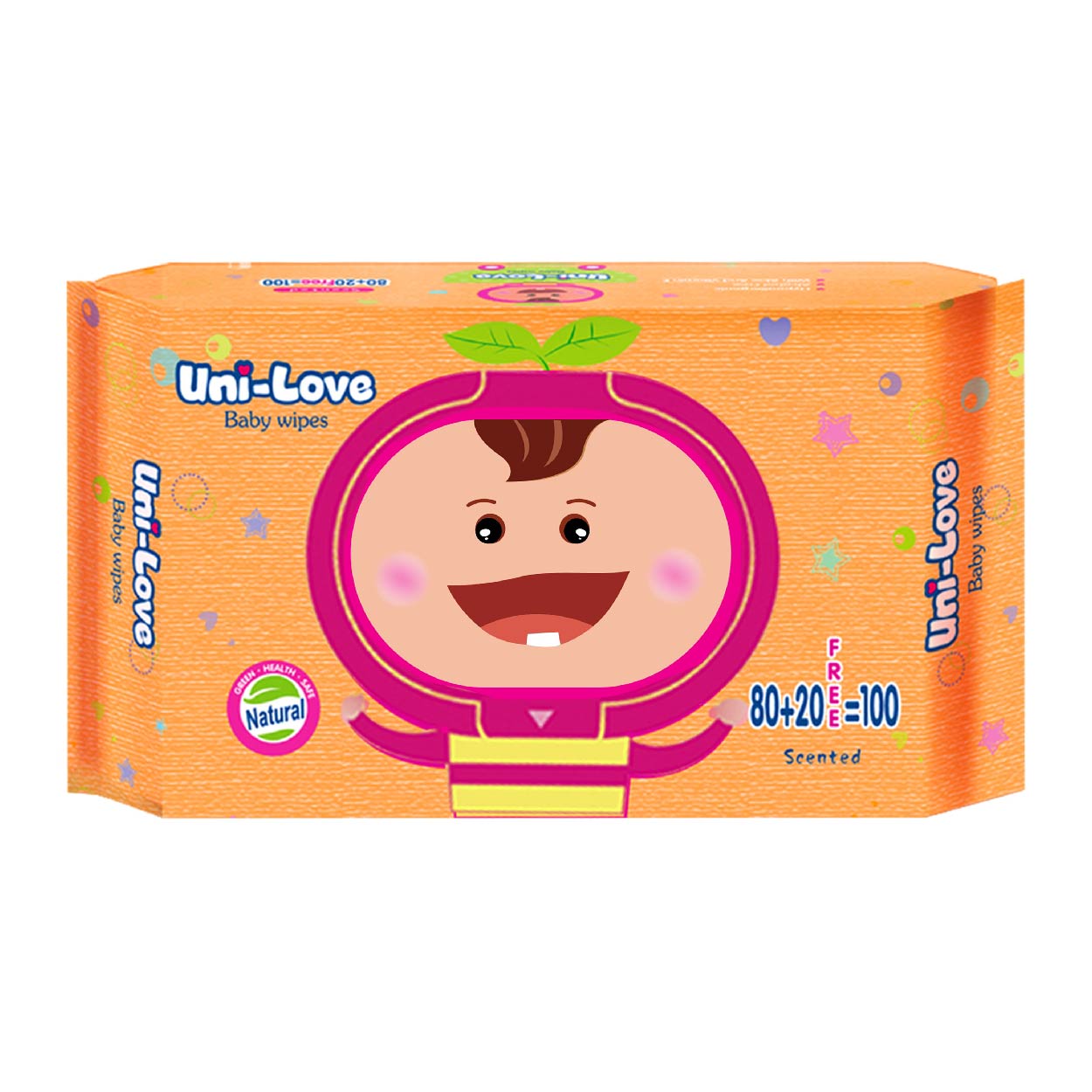 Uni-Love Baby Wipes Scented 100s