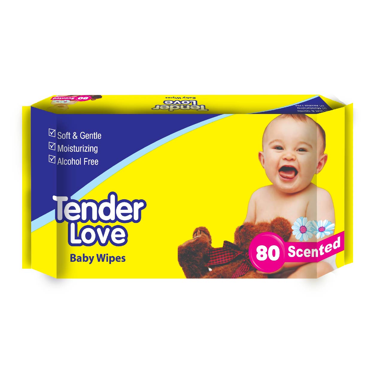 Tender Love Baby Wipes Scented 80s