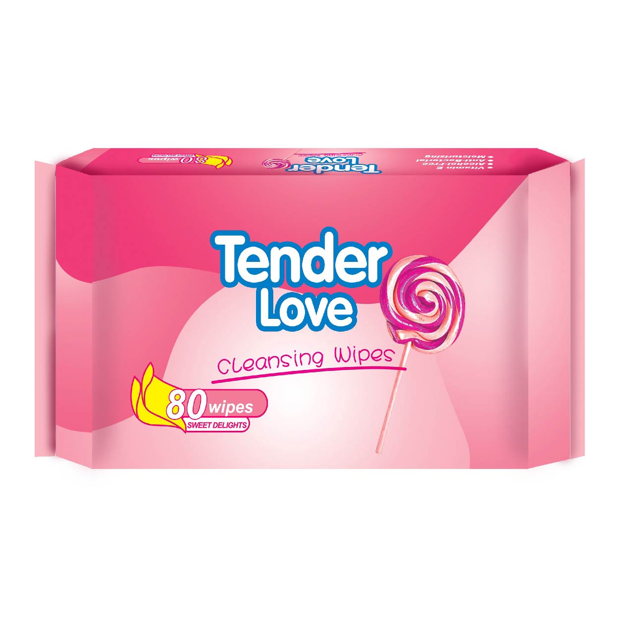 Tender Love Cleansing Wipes Sweet Delights 80s