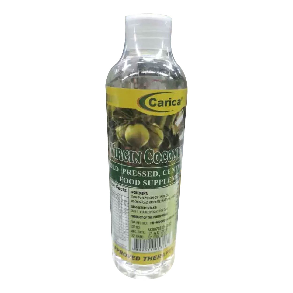 Carica Virgin Coconut Oil 250ml