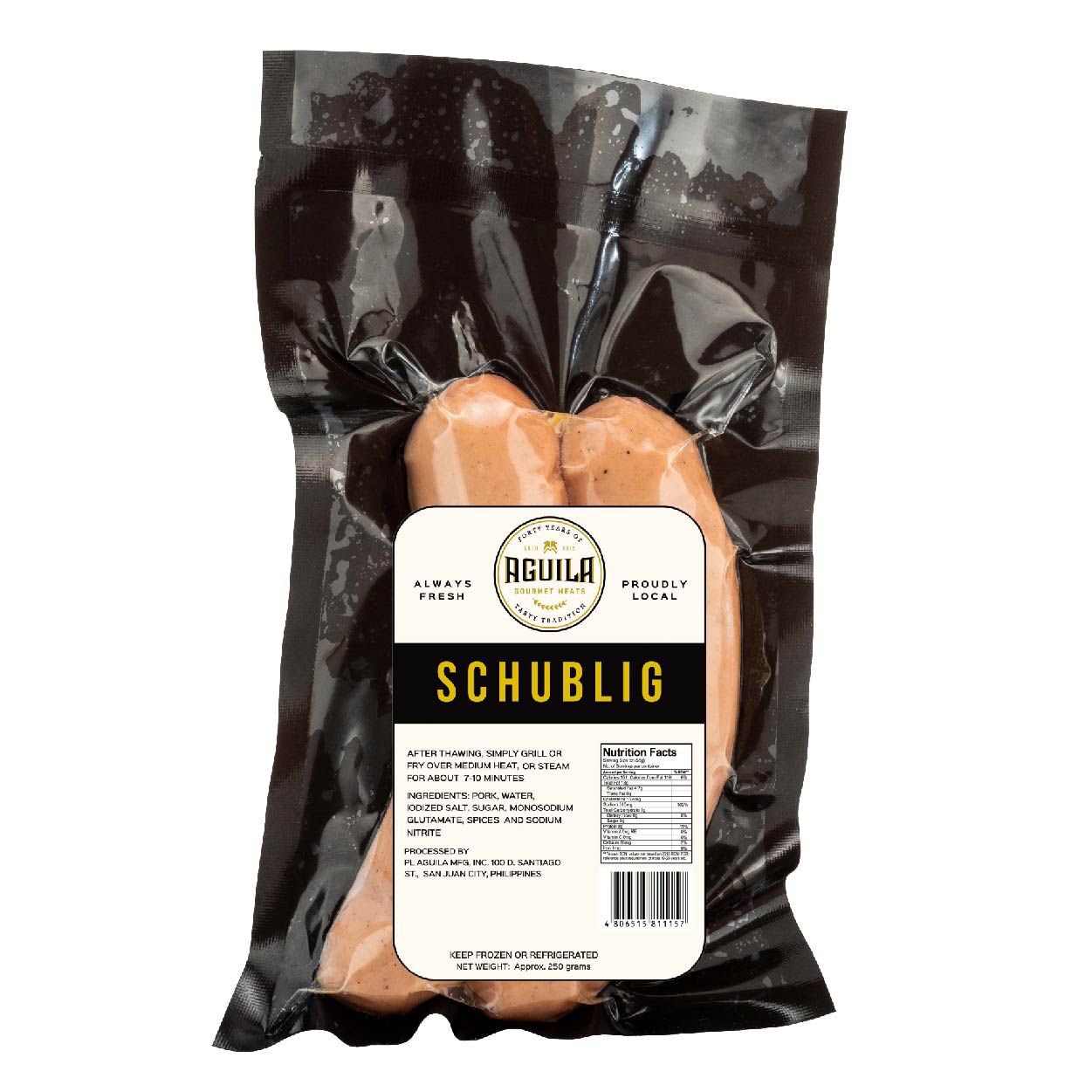 Aguila Schublig Sausage 250g