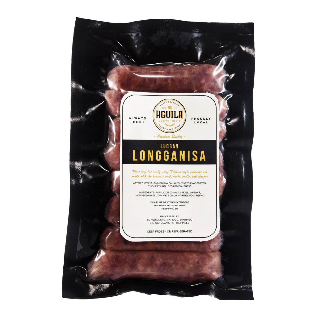 Aguila Lucban Longganisa 250g
