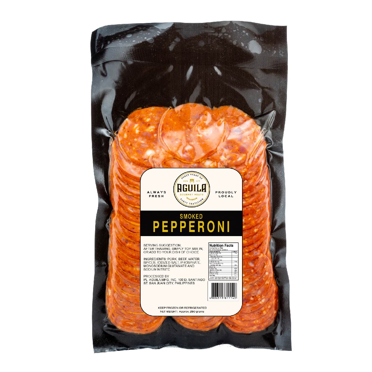 Aguila Smoked Pepperoni 250g