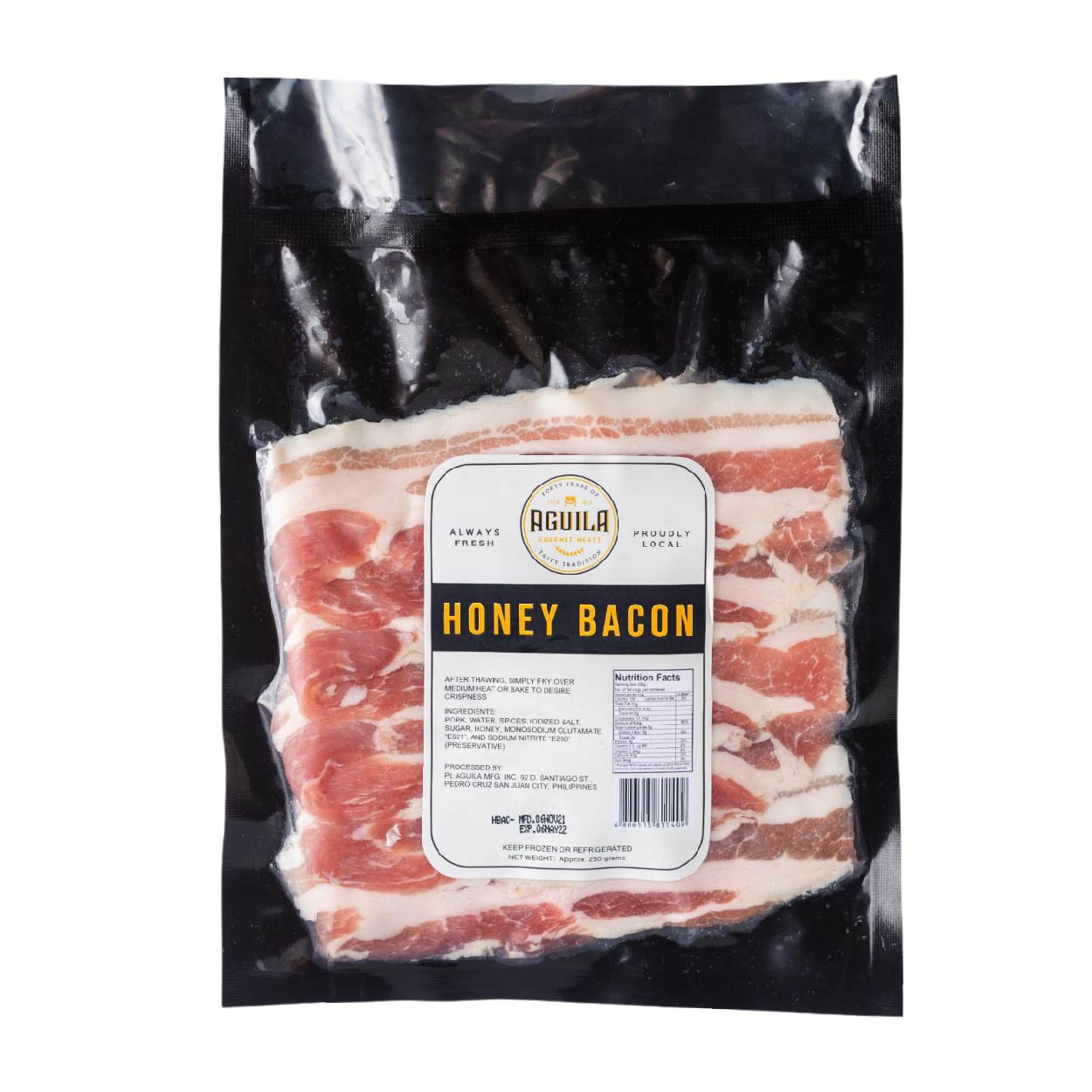 Aguila Honey Bacon 250g