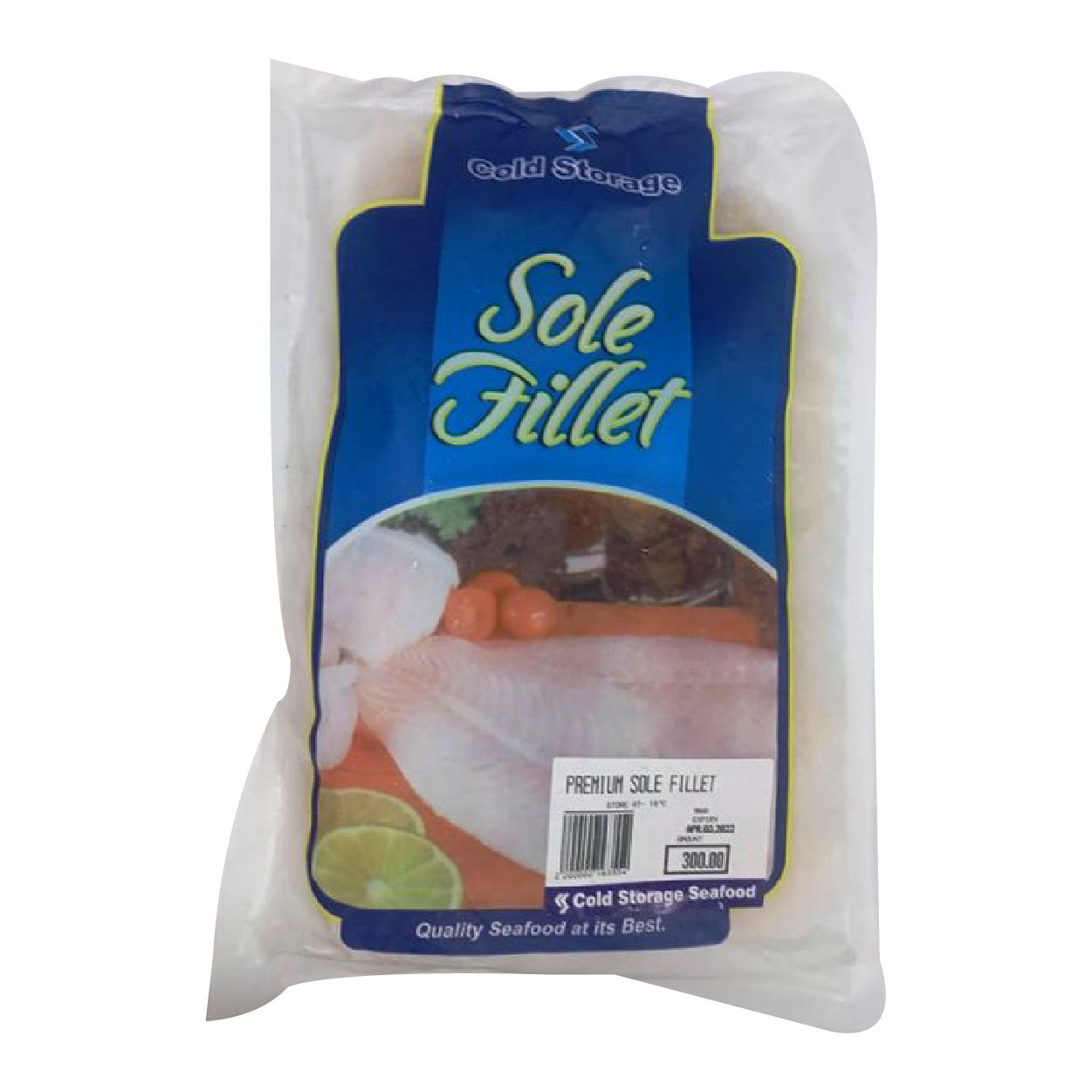 Cold Storage Premium Sole Fillet 1kg
