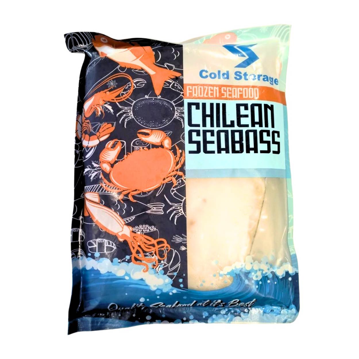 Cold Storage Frozen Chilean Seabass Fish 500g